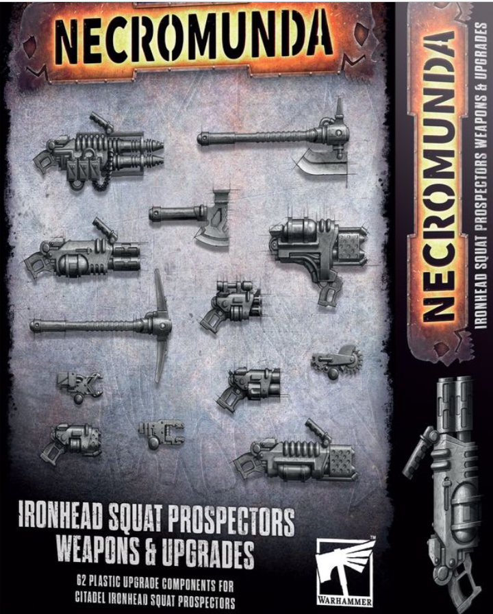 Ironhead Squat Prospectors Weapons and Upgrades